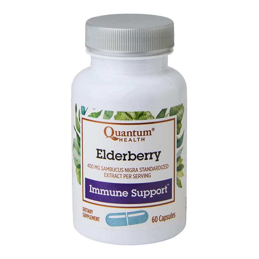 Quantum Health Elderberry Immune Defense Extract Capsules, 60 Ea
